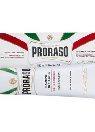 Крем для бритья proraso с экстрактом зеленого чая и овса 150 мл (8004395001231)