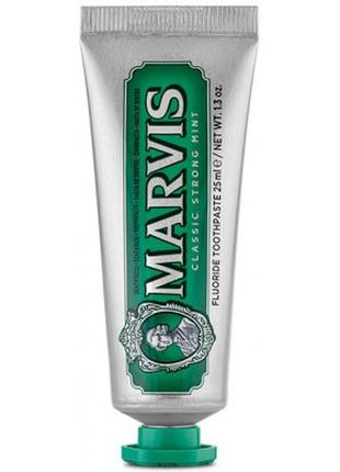 Зубная паста marvis классическая мята 25 мл (8004395110063)