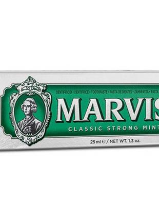 Зубна паста marvis класична м’ята 25 мл (80043951163)2 фото