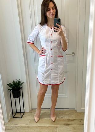 Медицинский халат, мед одежда, медицинский костюм1 фото