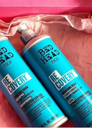 Увлажняющий шампунь или кондиционер для волос tigi bed head urban anti+dotes recovery