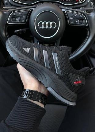 Мужские спортивные черные кроссовки в сетку adidas profoam 🆕 кроссовки адидас