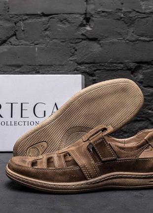 Чоловічі шкіряні літні туфлі/мокасини/сандалі/босоніжки