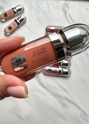 Блеск для губ 3d hydra kiko milano 08 оттенок