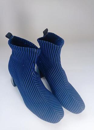 Ботинок чулок  синий+подарок1 фото