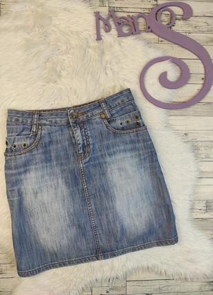 Жіноча спідниця джинсова блакитна розмір 29 м 46
