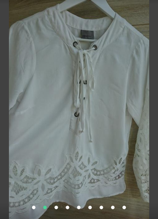 Рубашка белая vero moda размер s2 фото