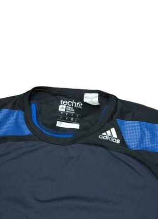 Adidas techfit эластичная  футболка спортивная2 фото