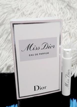 Christian dior miss dior edp💥original мініатюра пробник mini spray 1 мл книжка