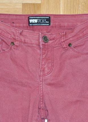 Яркие узкие джинсы скинни штаны yes yes jeans размер s (26/27)