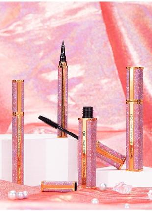 Набор 2 в 1 подводка фломастер и тушь для ресниц qic eyeliner+mascara 36h lasting waterproof2 фото