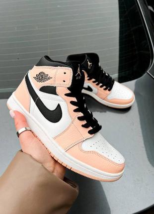 Кросівки nike air jordan retro 1 sweet coral