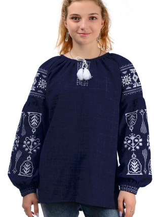 Женская сорочка вышиванка "купава",  размеры s - 3xl7 фото