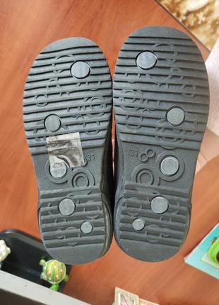 Черно-серая детская обувь на липучках tiguar9 фото