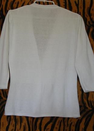 Супер кофта білого кольору,р. 14-160грн.2 фото