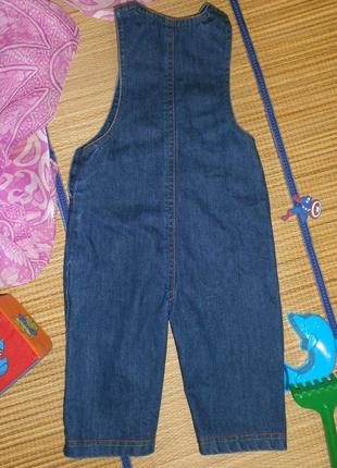 Розпродажкомбінезон джинсовий для хлопчика 6-9 місяців5 фото