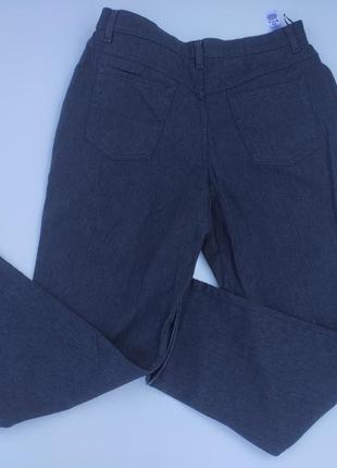 Серые женские коттоновые брюки 46-48р ( р-111)2 фото