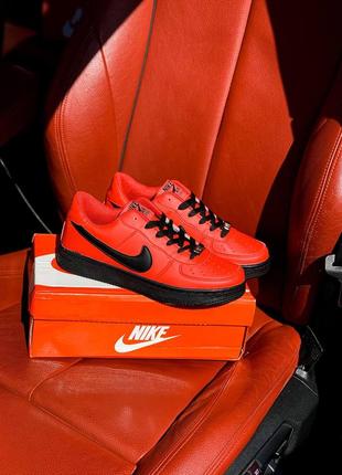 Кросівки nike air force red badge and sole