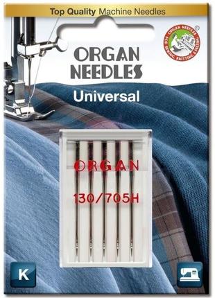 Голки швейні універсальні organ mix №70/80/90 для побутових швейних машин блістерна упаковка 5 штук (6487)