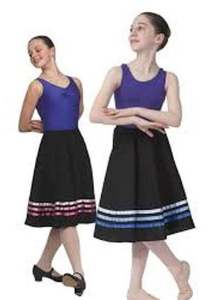 Шопенка юбка для танцев,народно-характерная длинная юбка из хлопка