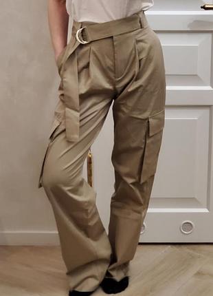 Брюки штани карго бавовняні жіночі cargo pants reserved