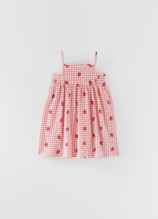 Сукня плаття зара літня zara 4-5/110