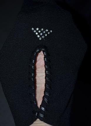 Черный нарядный свитерок5 фото