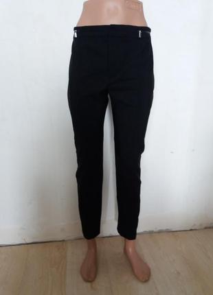 Брюки с декоративными "молниями", р.м
