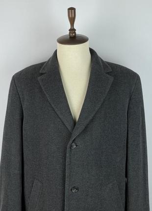Чоловіче вовняне пальто hugo boss stratus wool nylon cashmere coat2 фото