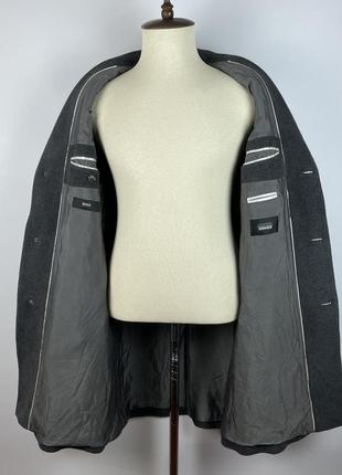 Чоловіче вовняне пальто hugo boss stratus wool nylon cashmere coat5 фото