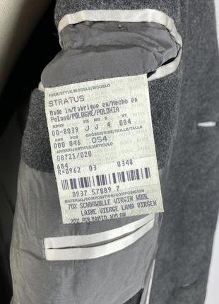 Чоловіче вовняне пальто hugo boss stratus wool nylon cashmere coat10 фото