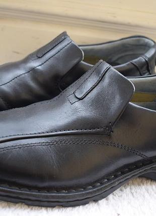 Шкіряні туфлі мокасини сліпони кларкс clarks р. 9 р. 43 27,5 см