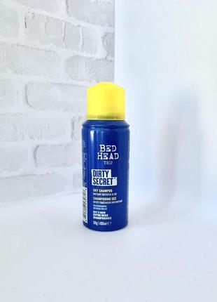 Сухий шампунь для волосся tigi bed head dirty secret dry shampoo instant refresh & go1 фото