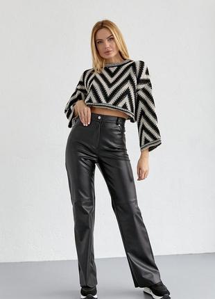 Кожаные брюки