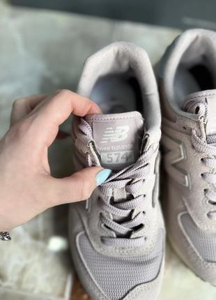 Кроссовки new balance 574💗6 фото