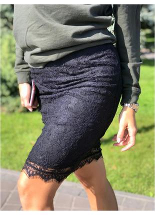 Утонченная нежнейшая юбка из французского кружева от silvian heach6 фото