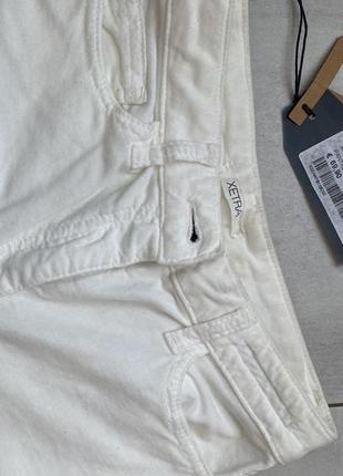Белые брюки, на мягком флисе5 фото