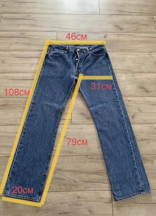 Джинси levis 501 w36 l325 фото