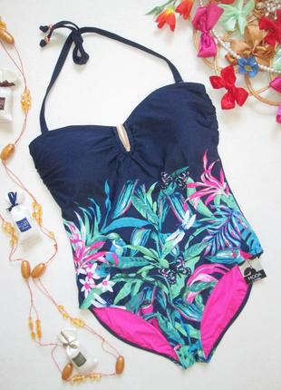 Шикарный слитный купальник в цветочный принт george 02-23 🌺🍒🌺