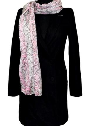 Красивый легкий шифоновый леопардовый шарф