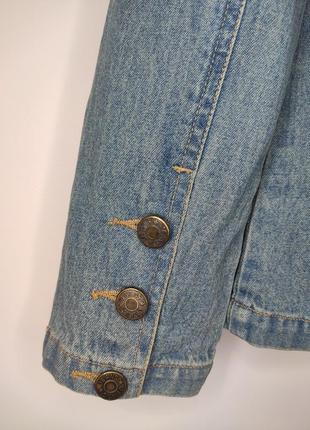 E-vie женская джинсовая куртка, джинсовка с вышивкой4 фото
