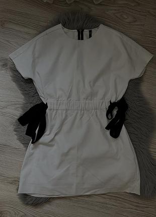 Шикарное платье от zara из плотного джинса 🤍