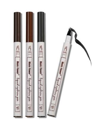 Карандаш для бровей music flower dark brown