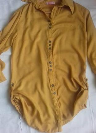 Сорочка angaje 38р збирається збоку