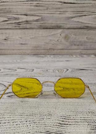Солнцезащитные очки  унисекс в металлической оправе4 фото