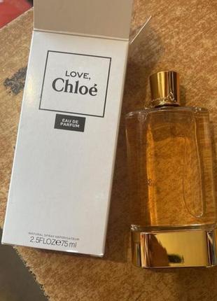 Love chloe парфюмированная вода тестер