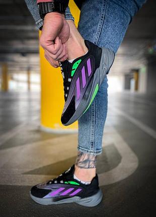 Кросівки adidas ozelia "black/purple"