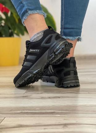 Sale! кроссовки женские adidas marathon tr 26 черные7 фото