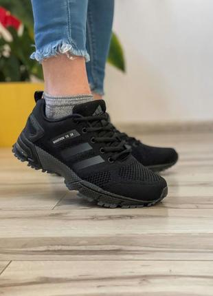 Sale! кроссовки женские adidas marathon tr 26 черные10 фото