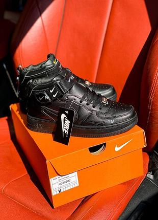 Кросівки nike air force tm high all black